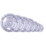Liatinový olympijský kotúč inSPORTline Hamerton 25 kg 50 mm · záber 3