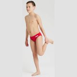 Arena Team Swim Brief Solid Boys - Veľkosť: 152 | Farba: Červená · záber 5