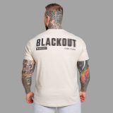 Pánske tričko Iron Aesthetics Blackout, sand · záber 3