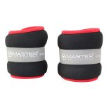 Kondičná záťaž na zápästie a nohy MASTER 2 x 0,5 kg - neopren · záber 1