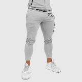 Pánske SlimFit tepláky Beyond the Future, sivé · záber 2