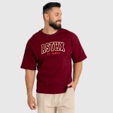 Pánske tričko Iron Aesthetics ASTHX, maroon · záber 2