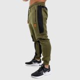 Jogger tepláky Iron Aesthetics ELEMENT, vojenská zelená · záber 4