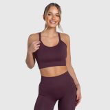 Dámska športová podprsenka Iron Aesthetics Ultimate, plum · záber 3