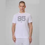 T-shirt regular s potlačou pánsky - biely · záber 1
