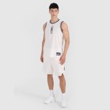 Pánske oversize rýchloschnúce basketbalové tielko - biele · záber 2