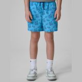 Plážové boardshorty chlapčenské - modré · záber 4