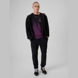 T-shirt relaxed s potlačou pánsky - čierny · záber 2