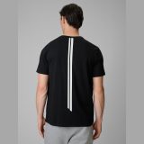T-shirt regular s potlačou pánsky - čierny · záber 8