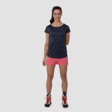 Salewa Puez Melange Dry T-Shirt W - Veľkosť: 36 | Farba: Modrá · záber 4