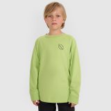 Chlapčenský regular longsleeve s potlačou - zelený · záber 1