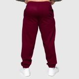 Oversized tepláky Iron Aesthetics Relaxed, bordové · záber 3