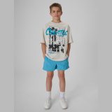 Chlapčenské plážové boardshorty - modré · záber 5