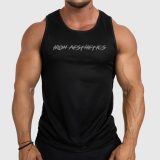 Pánske funkčné tielko Iron Aesthetics Sporty, čierne · záber 1