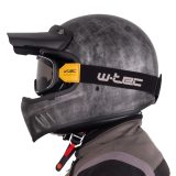 W-TEC Retron s okuliarmi Chesster žíhaná strieborná - XS (53-54) · záber 3