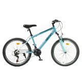 Olpran Helix ALU 24" - model 2026 tmavo modrá/modrá/biela - 15" (135-155 cm) · záber 2