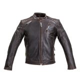 Kožená moto bunda W-TEC Embracer - Veľkosť: 5XL | Farba: Hnedá · záber 1