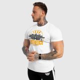 Pánske fitness tričko Iron Aesthetics Force, biele · záber 5