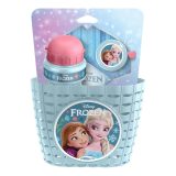 Frozen Cyklistická sada Frozen II (košík, láhev, zvonek) - světle modrá · záber 3