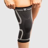 Kompresná bandáž na koleno Iron Aesthetics KneeFit, sivá · záber 1