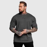 Oversize tričko Iron Aesthetics Major, sivé · záber 5