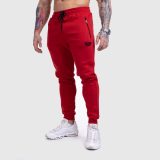 Jogger tepláky Iron Aesthetics Round, červené · záber 4