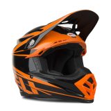Bell Moto-9 oranžovo-čierna - S (55-56) · záber 1