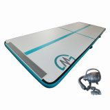 Airtrack MASTER S-Pro nafukovacia žinenka 400 x 150 x 10 cm - sivo-modrozelená · záber 1