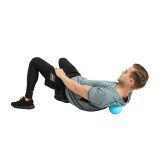Masážna loptička inSPORTline Thera 12 cm - Farba: Modrá · záber 3