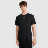T-shirt regular s potlačou pánsky 4F x Robert Lewandowski - čierna · záber 1