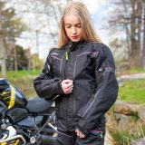 Dámska moto bunda W-TEC Progair Lady - Veľkosť: XXL | Farba: Ružová · záber 3