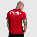 Pánske tričko Iron Aesthetics Loop, červené · záber 4