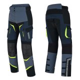 W-TEC Modock kalhoty čierno-modro-fluo žltá - L · záber 2
