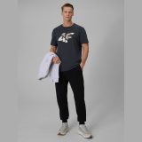 T-shirt regular s potlačou pánsky - sivý · záber 2