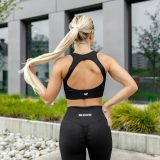 Bezšvová podprsenka Iron Aesthetics Seamless Butt, čierna · záber 1
