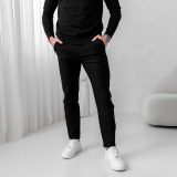 Strečové nohavice Iron Aesthetics Classy, čierne · záber 5