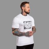 Pánske tričko Iron Aesthetics Tactical, biele · záber 2