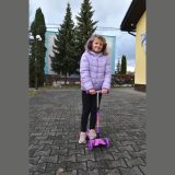 Trojkolka Scudoo Kido Pro so svietiacimi kolieskami - fialová · záber 4