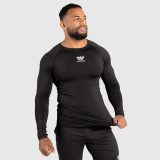 Funkčné tričko s dlhým rukávom Iron Aesthetics Reflective, čierne · záber 1