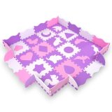 Penové puzzle s ohrádkou inSPORTline Burgino 30,5x30,5x1 cm, 36ks · záber 1