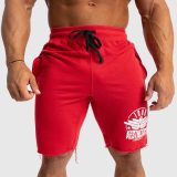 Pánske teplákové kraťasy Iron Aesthetics Force, červené · záber 1