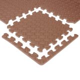 Puzzle podložka inSPORTline Famkin (12 dielov, 18 okrajov) - Farba: Mocha mousse · záber 1