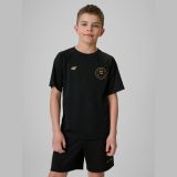 Detské rýchloschnúce športové tričko 4F JUNIOR x Robert Lewandowski - čierne · záber 1