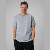 T-shirt regular s potlačou pánsky - sivý · záber 11