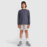 Chlapčenský oversize longsleeve s potlačou - sivý · záber 2
