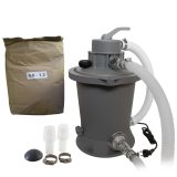 Akčný set - piesková filtrácia Standard - prietok 3.028 l / h + filtračný piesok 25 kg · záber 1