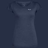 Salewa Puez Melange Dry T-Shirt W - Veľkosť: 36 | Farba: Modrá · záber 1