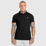 Pánske polo tričko Iron Aesthetics Smart, čierne · záber 1