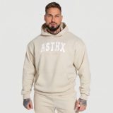 Oversized mikina Iron Aesthetics ASTHX, béžová · záber 1