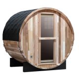 Finská sudová sauna inSPORTline Viduor 300 - cédrové drevo · záber 1